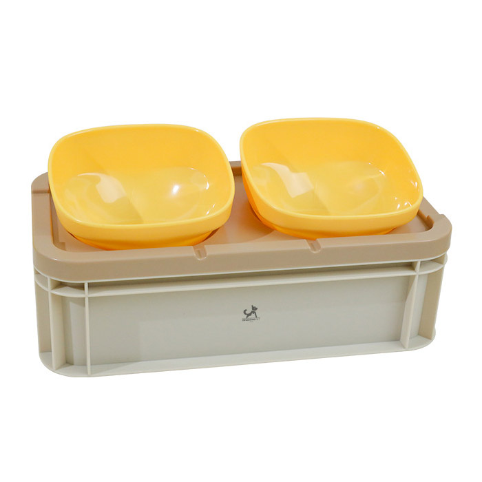 딩동펫 반려동물 캠핑 더블볼 멀티 수납함 식기 2구 11,500원