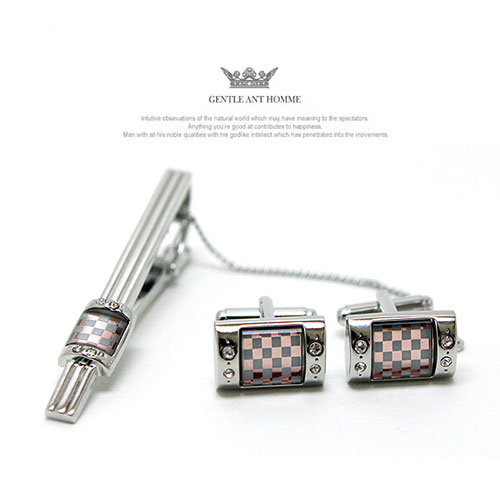 젠틀안트 명품넥타이핀 커프스버튼 커프스링크 세트 GR08-1D825 핑크 36,500원