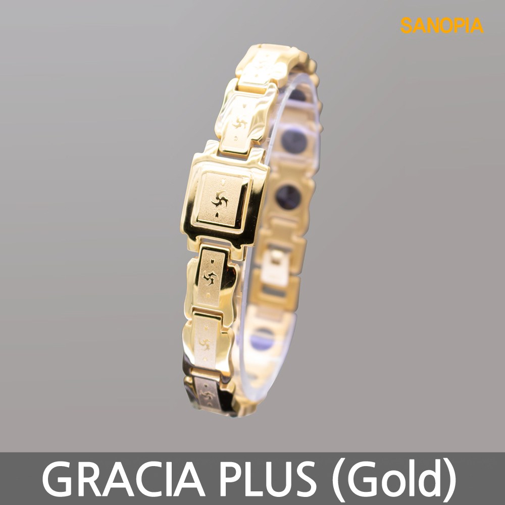 사노피아 게르마늄 티타늄 팔찌 그라시아 플러스 (골드) 160,000원