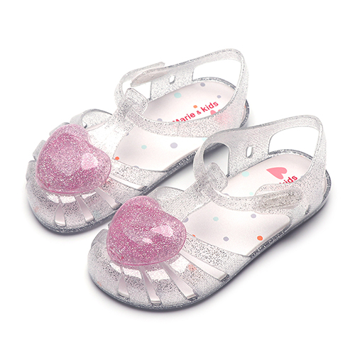 마리앤키즈 여아용 하트 젤리샌들 아기 젤리슈즈 19,900원