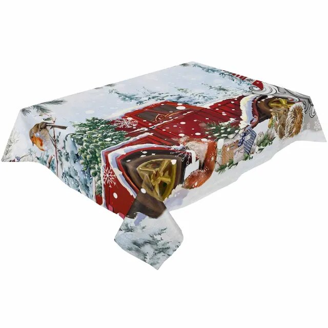 크리스마스 식탁보 홈카페 파티 테이블보 미니멀리스트 눈송이 천, 방수 식사 주방 장식 커버, 12.LXM13176 - 153x259cm, 1개 96,900원