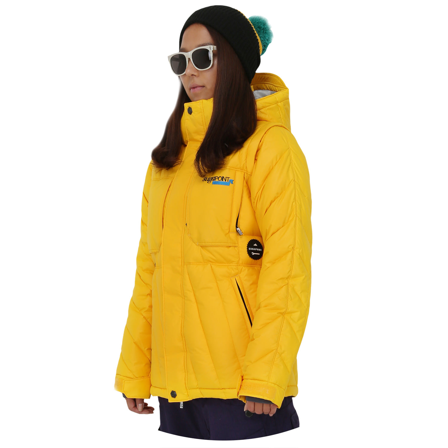 슈가포인트 여성 스노보드 스키 덕다운 자켓. 여자 보드복 스키복 패딩 점퍼. Tiger WJ - Amarillo 129,000원