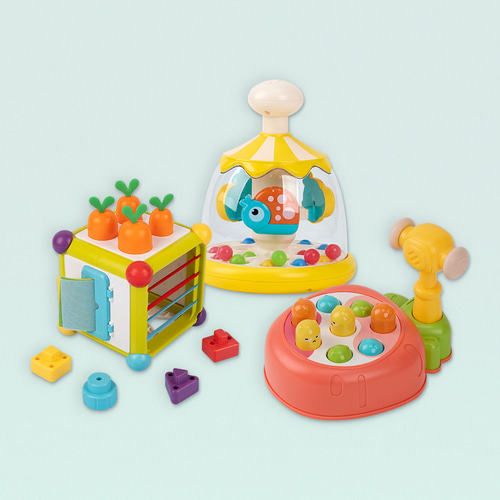 [캐스비] 튼튼 IQEQ발달 교구3종(1317set) 아기 유아 감각발달완구 소근육장난감 51,200원