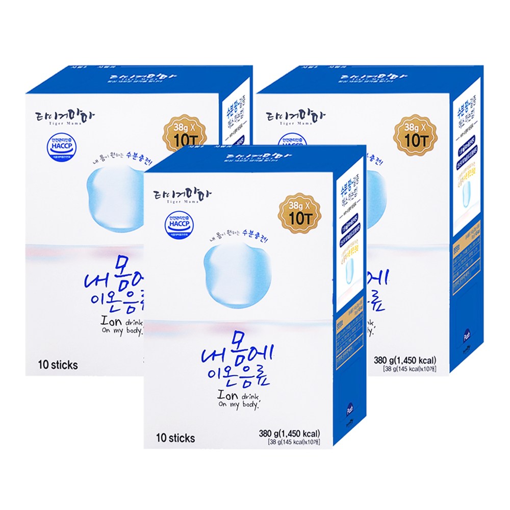 타이거마마 내몸에 이온음료 30T (옵션) 무료배송, 1.14kg, 8개 70,090원