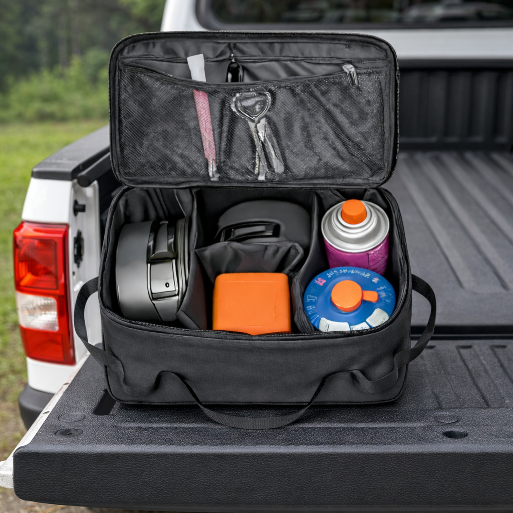 보넬티 간편수납 휴대용 캠핑가방, 블랙, 1개 13,100원