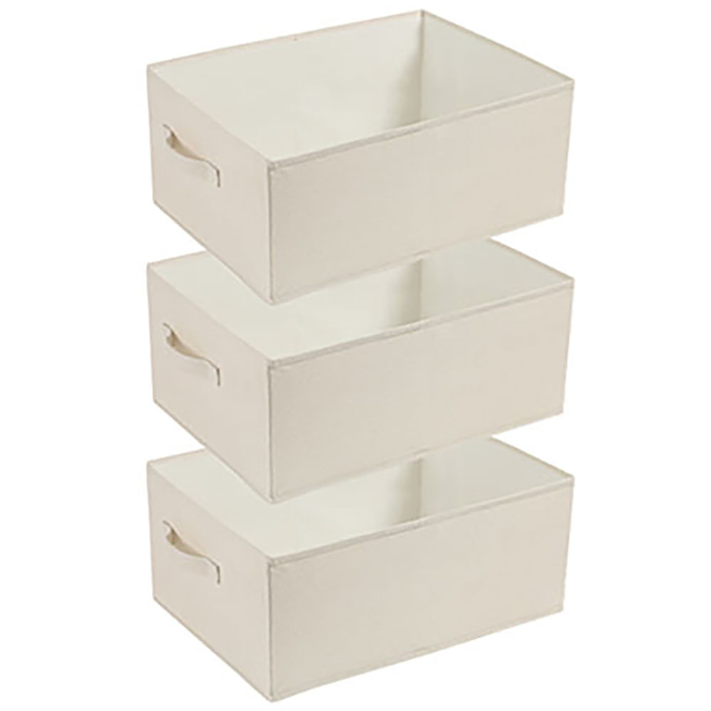 하이더룸 고급형 다용도 접이식 린넨 패브릭 옷정리 수납 정리함,3개, 1세트, 스톤화이트 19,900원