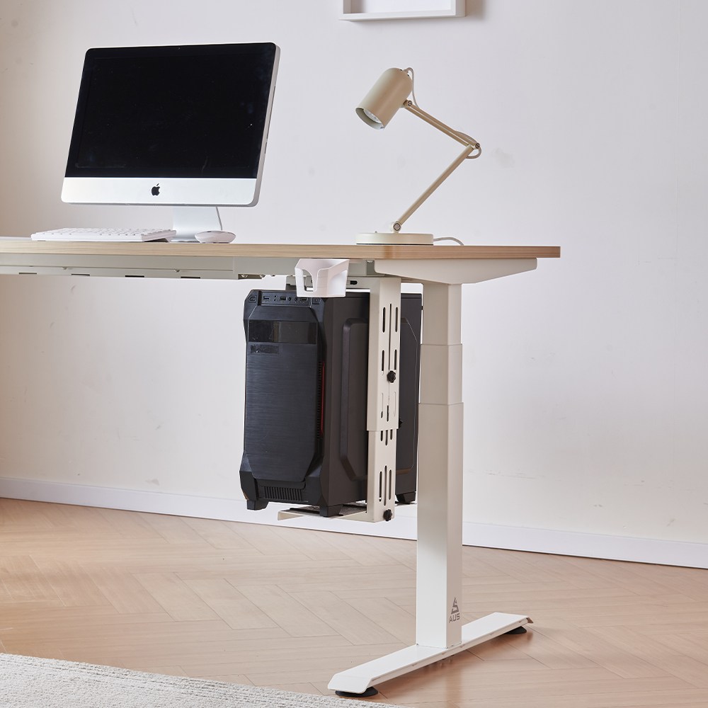 아우스 GEA01 빅타워 PC홀더 회전형 PC트레이 본체 받침대 본체 거치대 데스크탑 트레이, 화이트 39,800원