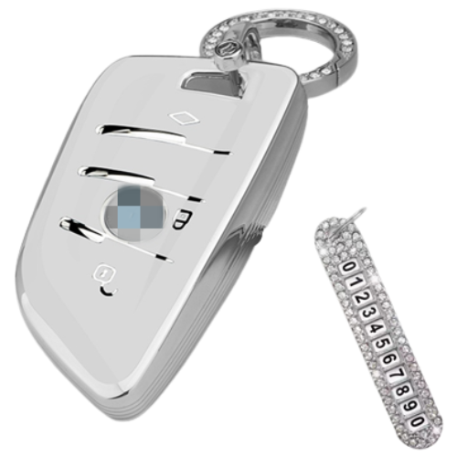 키에티 BMW호환 풀커버 TPU 엣지 키케이스 B타입 + 큐빅번호판, 실버_화이트 13,900원