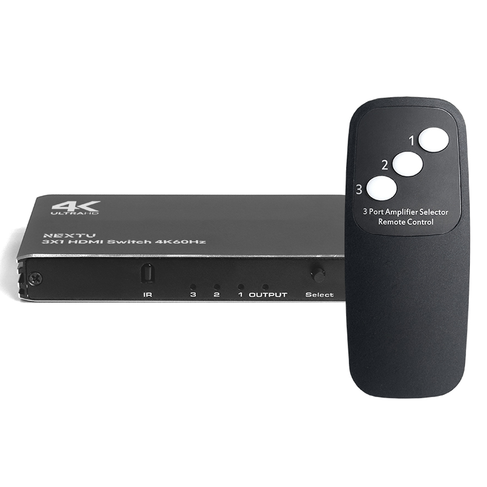 넥스트유 서이지 3대1 HDMI v2.0 선택기 셀렉터 16,400원