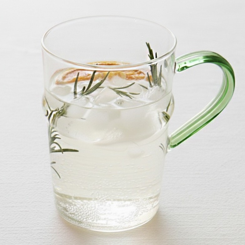 카모메키친 내열유리 프렌치 머그 500ml, 그린, 1개 8,700원