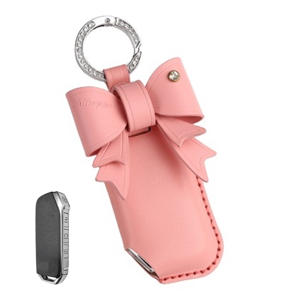 키에티 기아 호환 레이 페이스리프트 4버튼 스마트키 베지터블 키케이스, 베이비핑크 29,900원