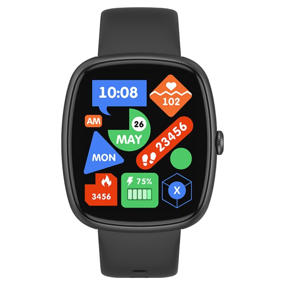 젤센 스마트워치 에어워치6 SE 웨어러블 스마트 워치 밴드, 블랙, 4.65cm, GPS + 블루투스 34,900원