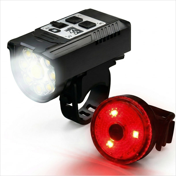 [RCM] LS75 자전거 라이트+ 원형 후미등세트 (C타입충전) 14,500원