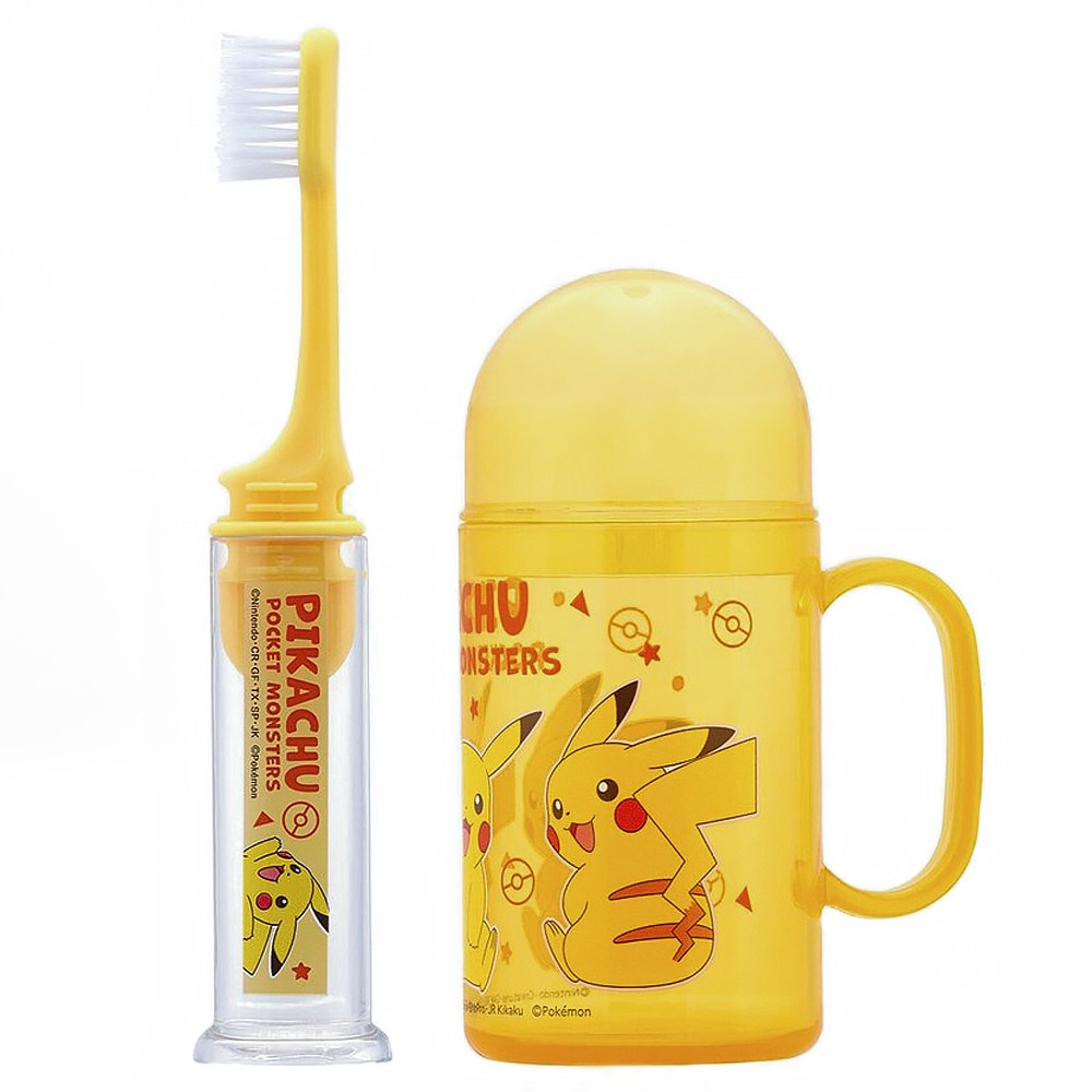 일본 포켓몬스터 칫솔 유아 양치컵세트 휴대용 어린이집, 1개, 피카츄 19,900원