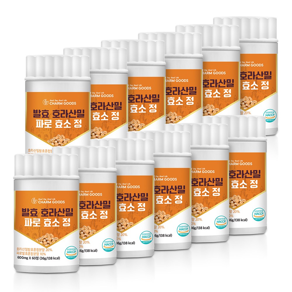 호라산밀 파로 효소 정 HACCP 인증, 12개, 60정 74,700원