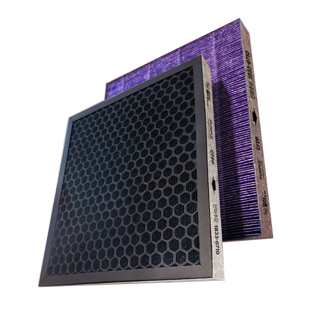 필터포유 첨착 활성탄 퍼플 자동차 에어컨 필터 쉐보레 호환, CFPP012, 1개 15,900원