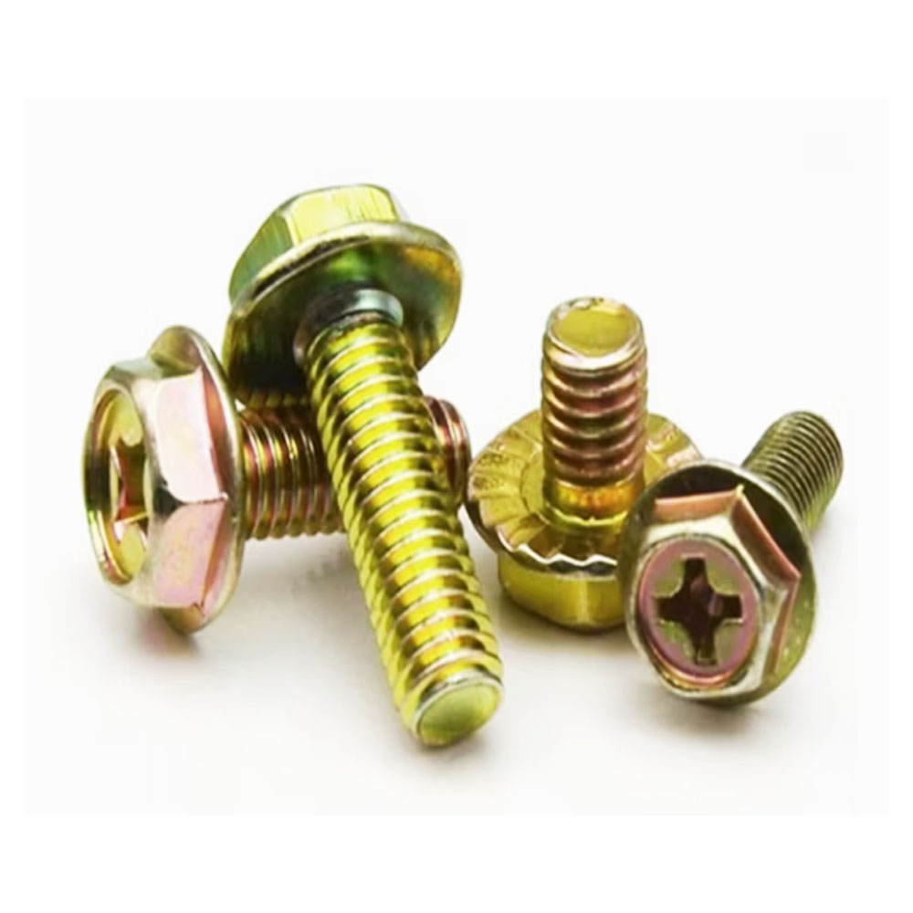후렌치육각볼트+자형 M8X12 1마대 2,500개 천연색도금 후렌지육각볼트 육각십자 180,000원