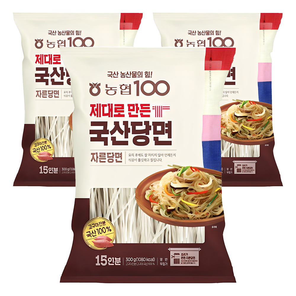 농협100 제대로 만든 자른당면, 300g, 3개 15,450원