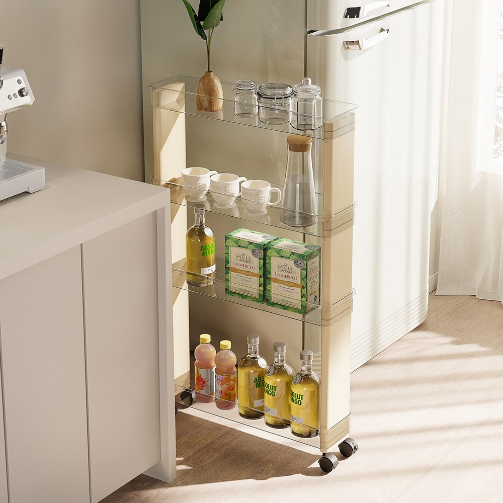 Kinos 거실틈새선반 4단 이동식 틈새 선반 그린 52,900원