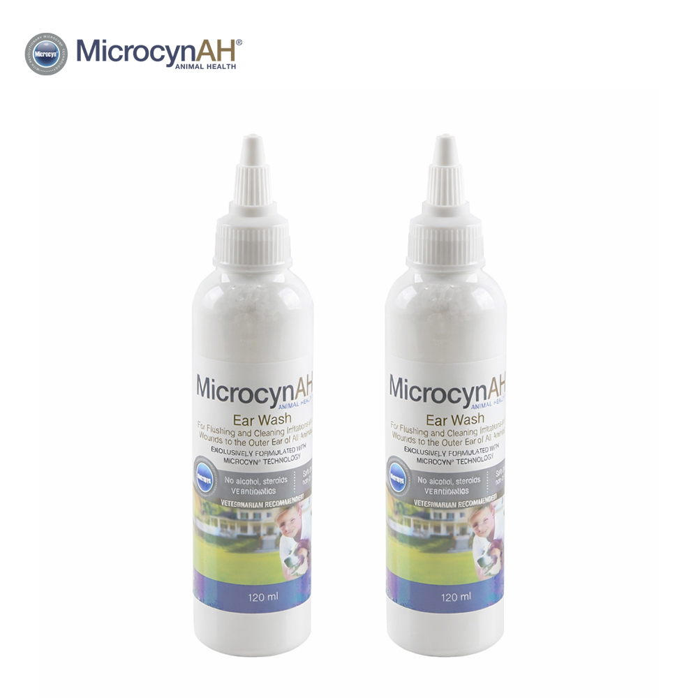 마이크로신AH 강아지 고양이 귀 세정제, 2개, 120ml 67,000원