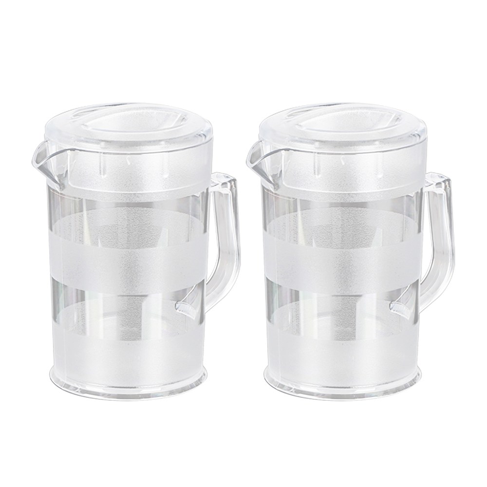 고강도 예쁜 PC 물포트 카페 업소용 식당 워터포트 냉장고 물병, 2개, 1000ml 15,500원