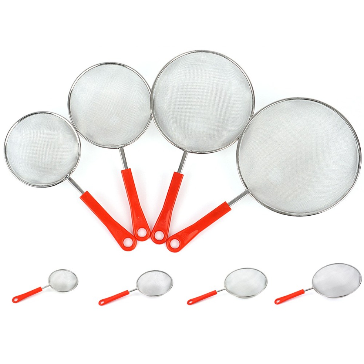 골든트리 손잡이 스테인레스 건지기 채반 거름뜰채 튀김건지기 국수면 채망, 1개 5,800원