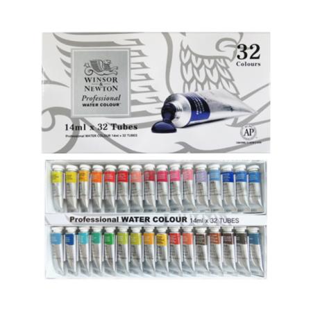 [윈져&뉴톤]아티스트 수채화물감세트 14ml 32색 WI019032 318,660원