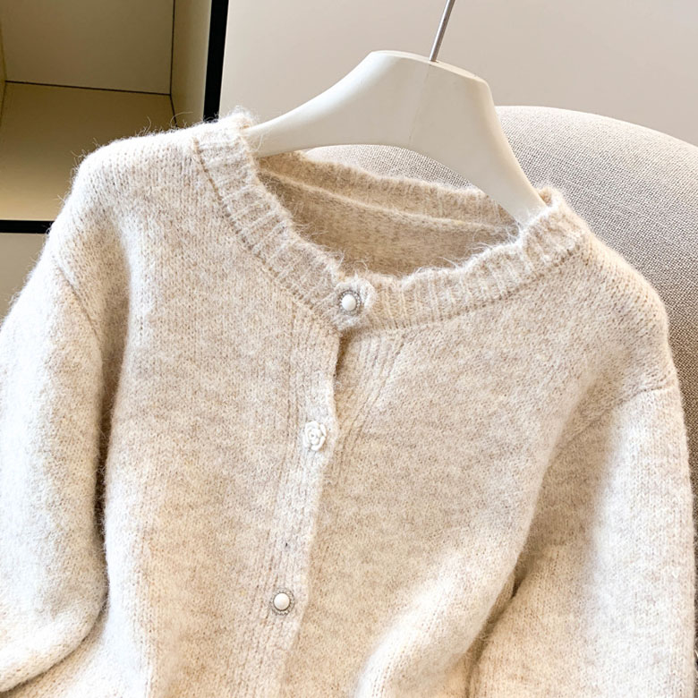 여자니트 봄 가을 긴팔 스웨터 루즈핏 덧장 루즈핏 니트 카디건 상의 데일리룩 29,500원