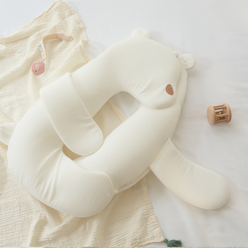 코코레브 마더케이 유아용 옆잠베개 허그밴드형 바디필로우, 백아이보리 86,000원