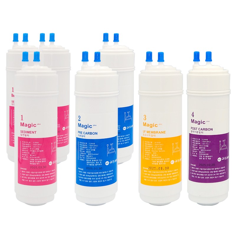 (호환)원봉WFP-860 8인치 4단계정수기필터 높이24cm(3+2+1+1+)세트, 1세트, WPU-860 35,890원