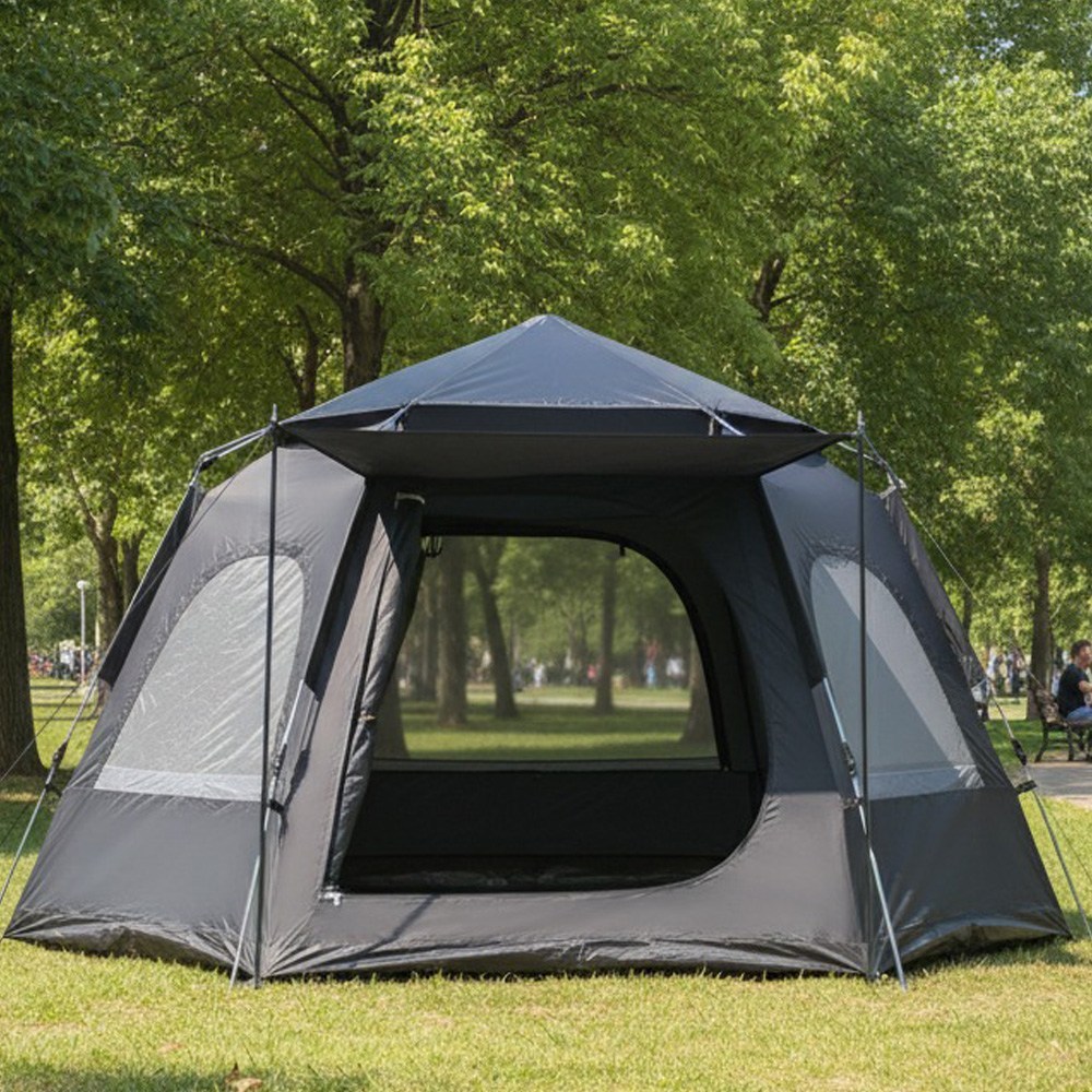 원터치 텐트 6각 대형 3-4인용 5-8인용 캠핑 자동 오토 접이식 방수 캐노피2 창문2 42,900원