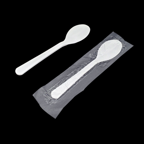 개별포장 일회용수저 숟가락 스푼 (백색) 100개, 1개입, 100개 2,370원