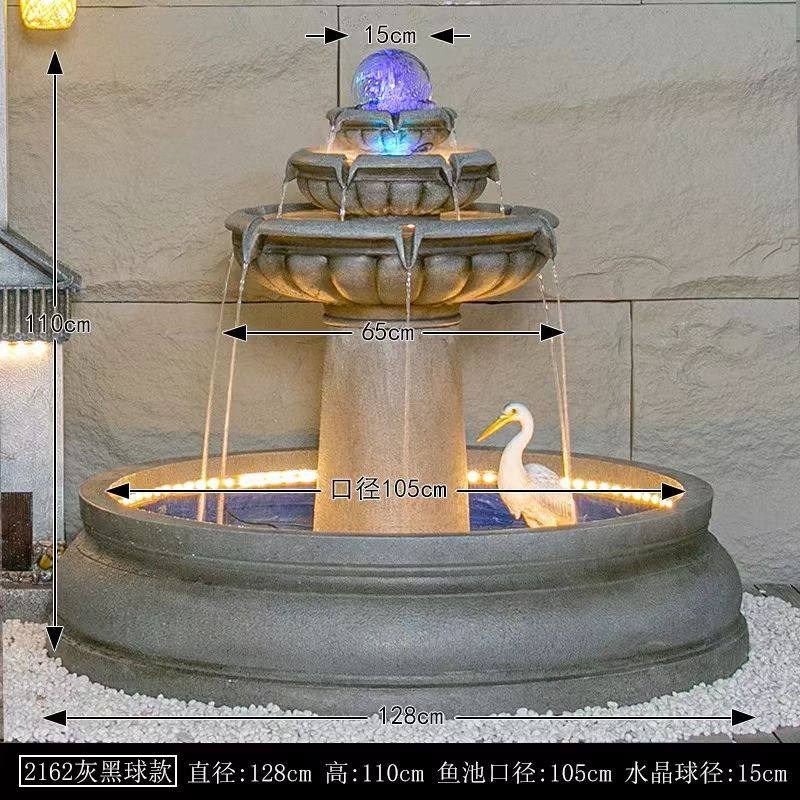 태림 대형 순환 분수 장식 실내 인테리어 풍수 오브제, 2162번 어항 128x128x110cm 1,367,000원