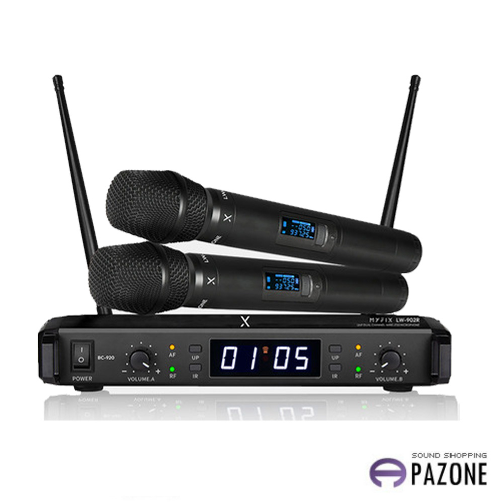 마이픽스 MYFIX LW902R(1체널) 무선마이크1개 핸드 핀 헤드 마이크선택, SET, 핸드마이크 2개 340,000원