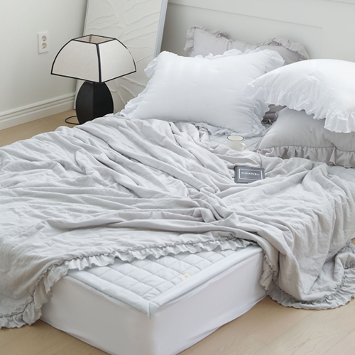 베이직톤 시원한 쿨링 프릴 여름 냉감이불 세트 138,510원