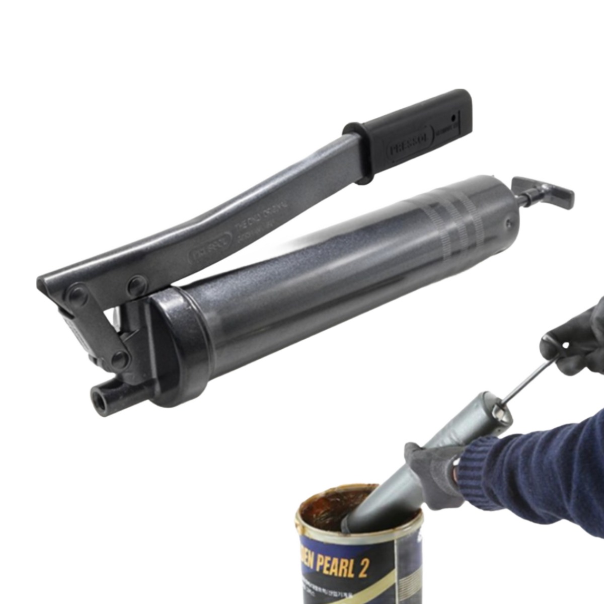 하네르 구리스주입기 에어 구리스건 펌프 500cc, 1개 43,900원