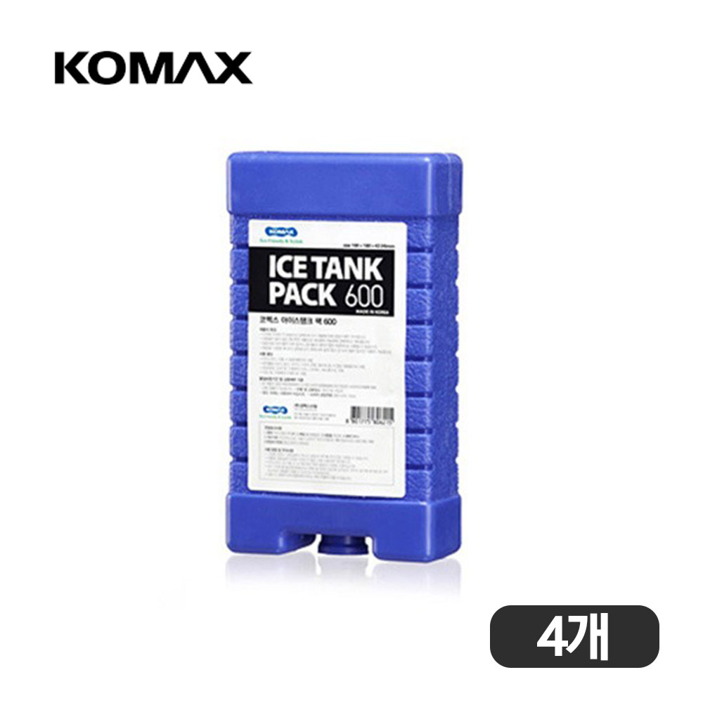 코멕스 아이스탱크 팩 블루 0.6L(600cc), 4개, 4개입 11,900원