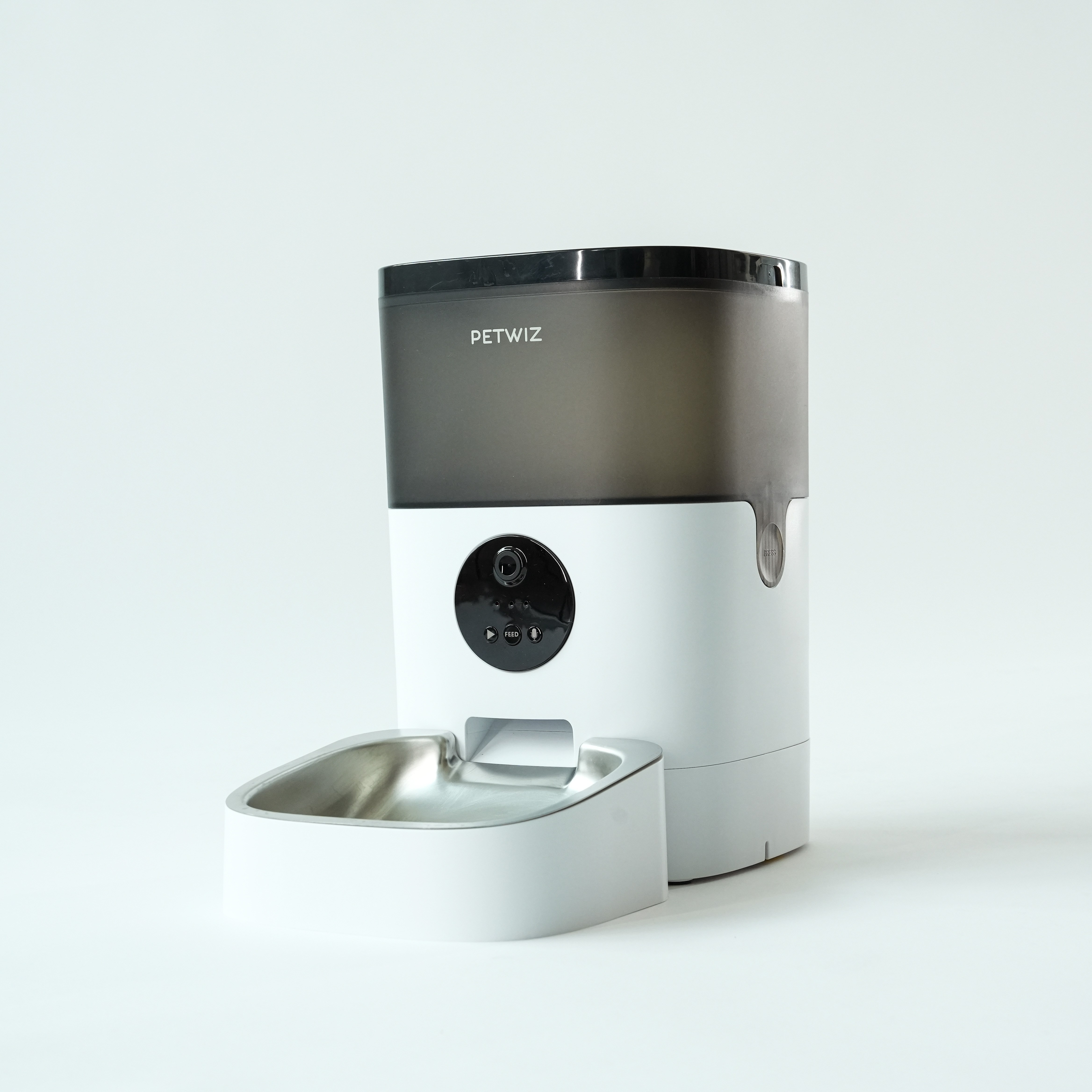 [펫위즈] 스마트 홈캠 반려동물 자동 급식기 4L (FHD캠장착), 1개, 화이트, 4L 48,900원