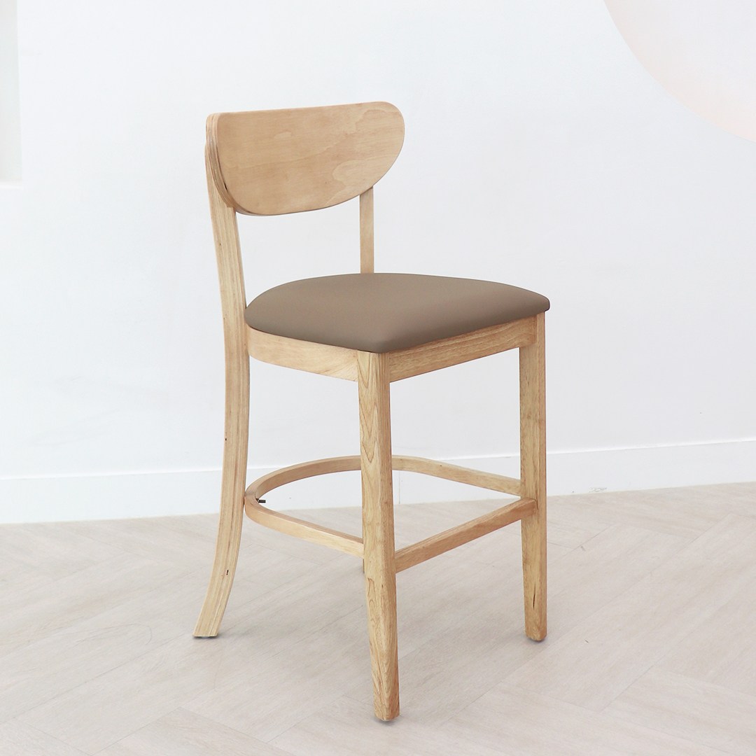 [파스텔우드] 비시바 원목바의자 아일랜드식탁의자 바체어 홈바의자 73,000원
