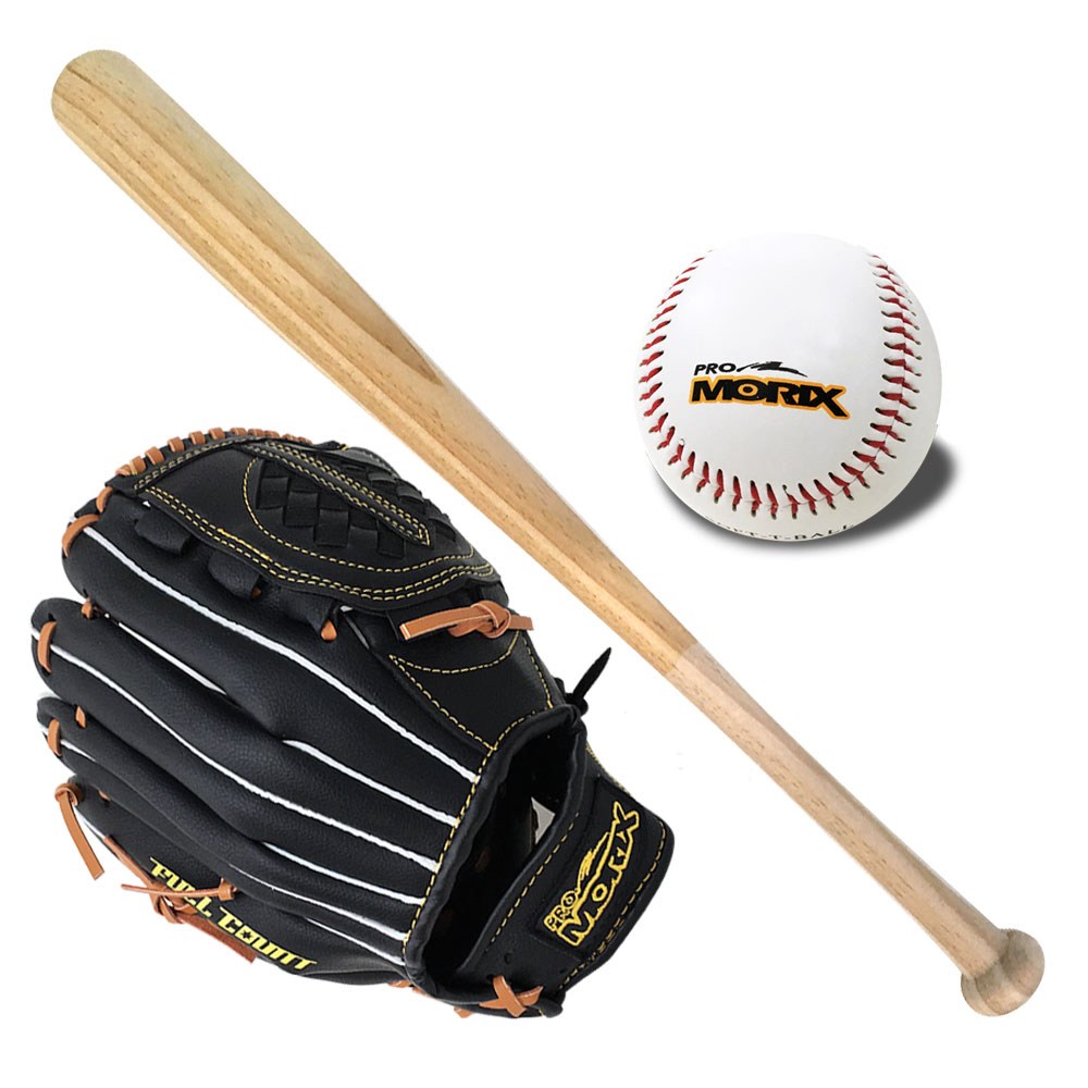 프로모릭스 올라운드 블랙브라운 야구 펑고세트 ( 야구글러브+나무배트+야구공) 어린이용 성인용 51,200원
