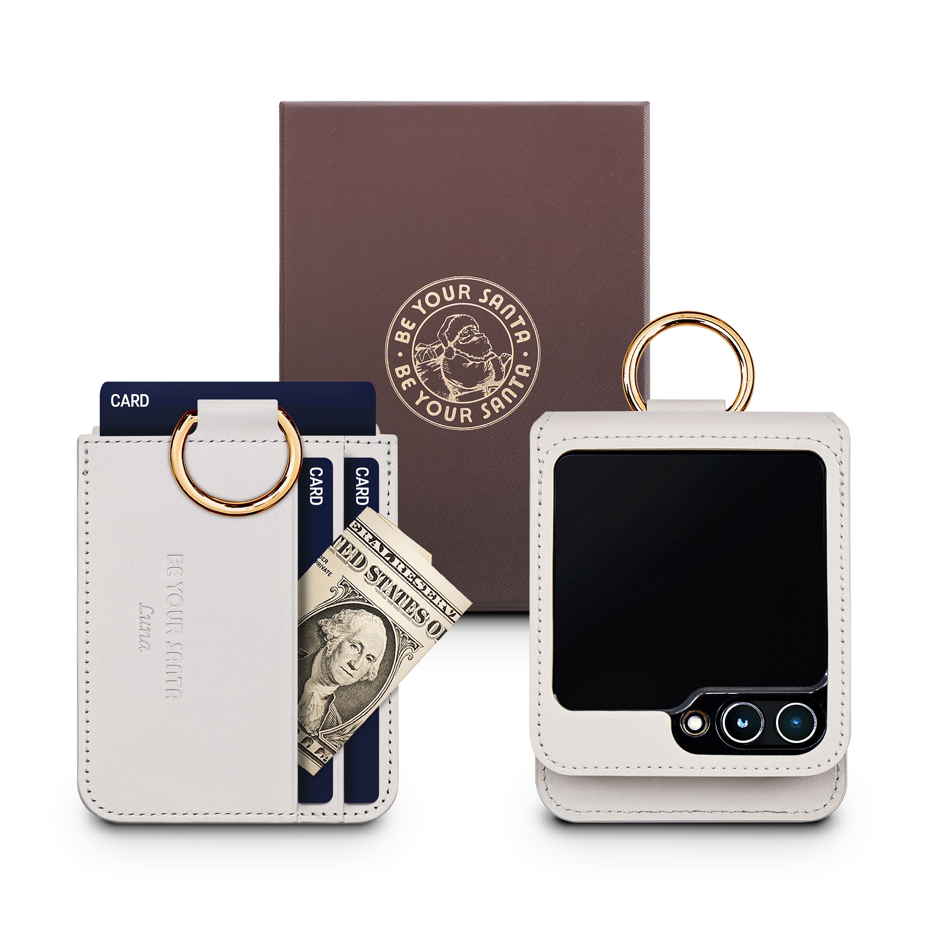 갤럭시 Z플립5 케이스 이태리 천연가죽 힌지보호 카드수납 링 지플립5 루나 86,500원