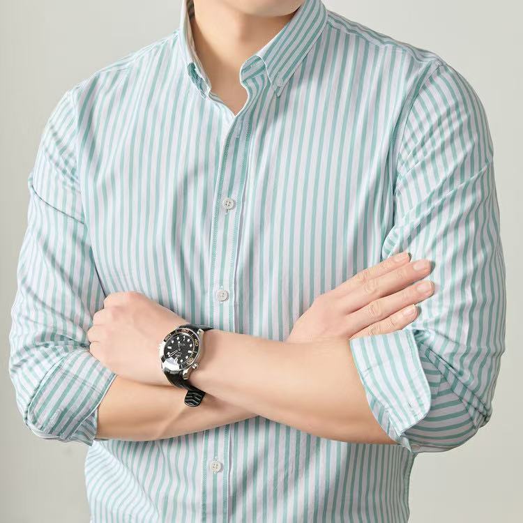 J nd O남성 봄가을 간절기 스트라이프 출근룩 긴팔 셔츠 남방 37,900원