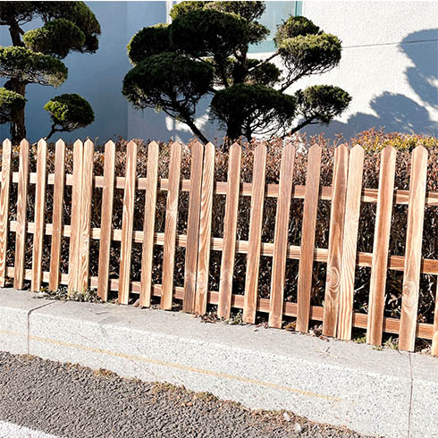 [왓위셀] 정원 화단 원목 울타리 펜스 휀스 담장 경계목 유치원 어린이집 아파트 공장 29,000원