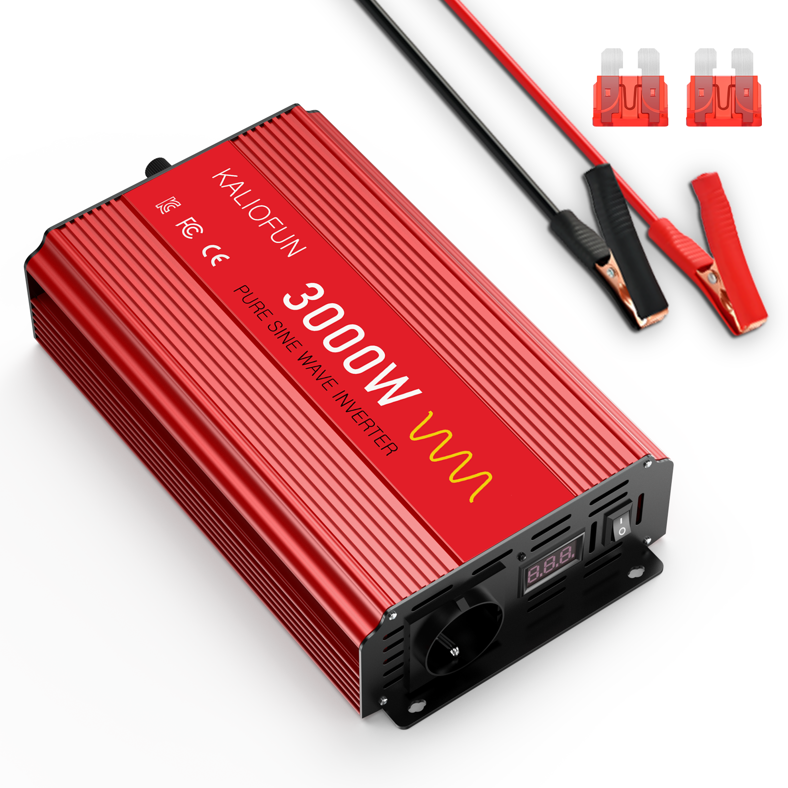 KALIOFUN 순수 정현파 인버터 220V 60HZ 태양광 캠핑용 KC인증, 1개 203,600원