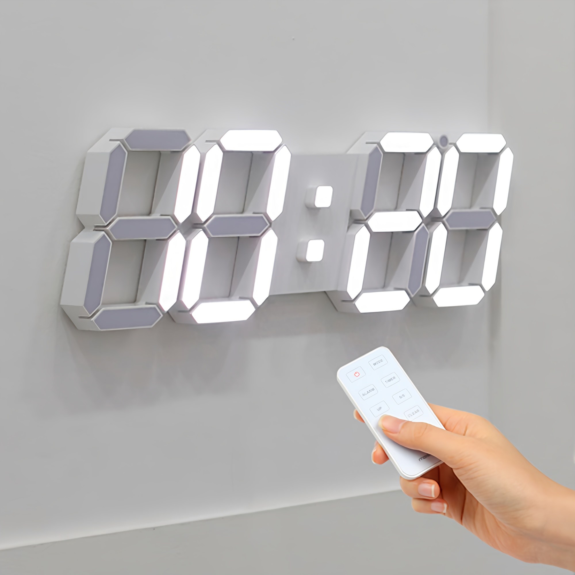 무아스 3D 빅플러스 벽걸이 LED 벽시계 39,800원