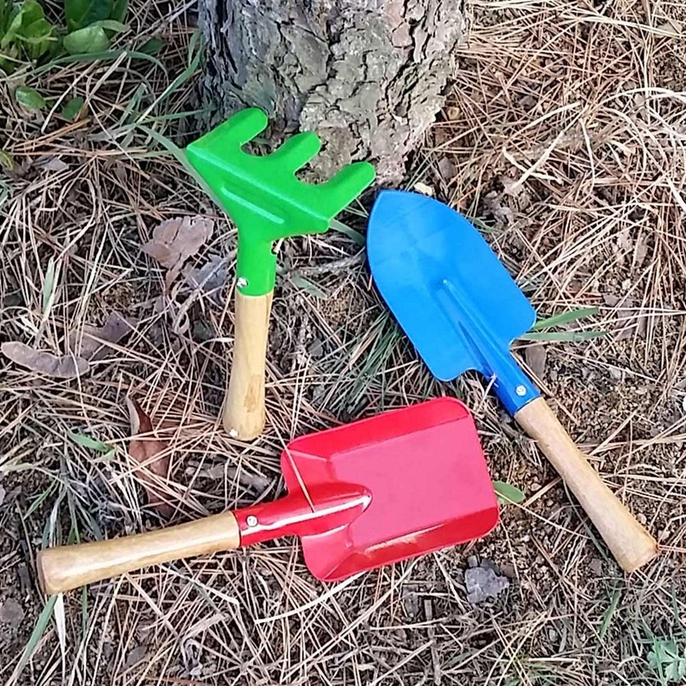 텃밭용 미니 모종삽 3P 세트 화분갈이 가드닝 도구 어린이 모래놀이 야전삽 2,480원