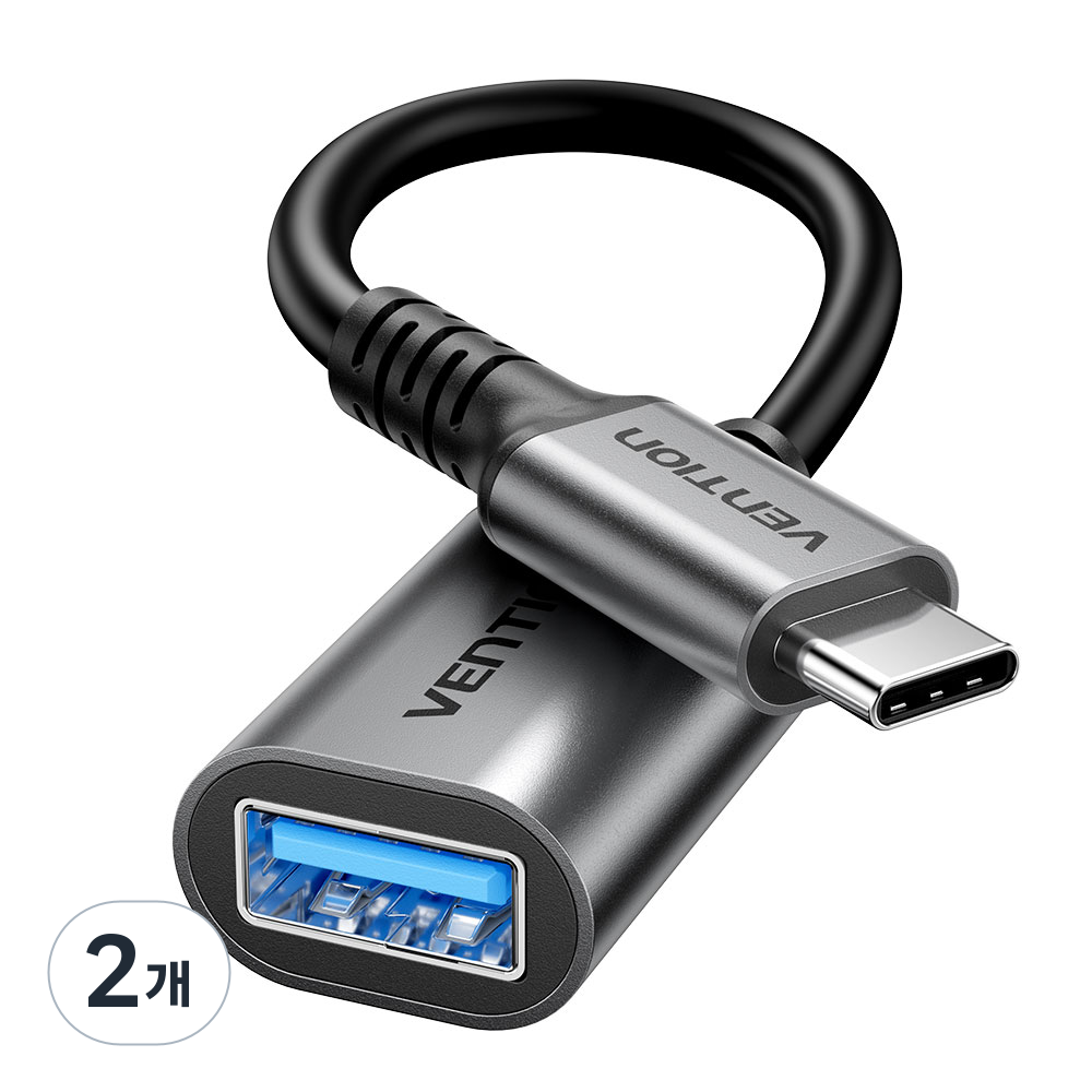 벤션 USB3.2 10Gbps 초고속 C타입 OTG 젠더 케이블, 2개, 10cm 18,300원