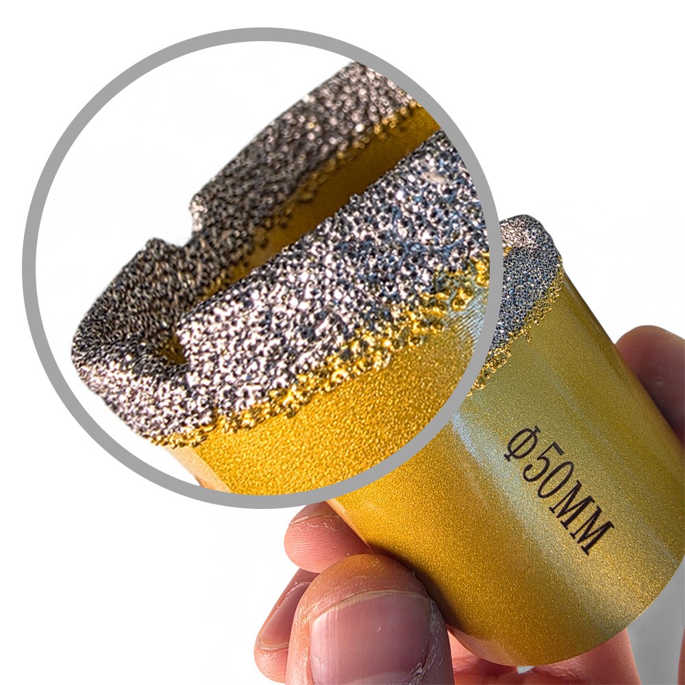 공구대왕 타일 다이아몬드 홀쏘 50mm M10 타일기리 융착 코어 비트 포세린 타일 홀싱크대 커터 그라인더용 43,000원