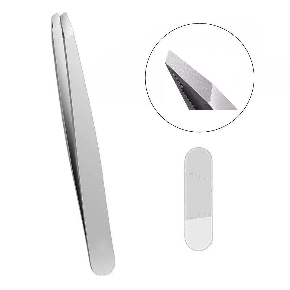 라이프앤미 독일 세이코공법 눈썹 잔털정리 정밀 족집게 사선형 9.5 x 0.8 cm + 보관함 세트, 1세트, 그레이 7,900원