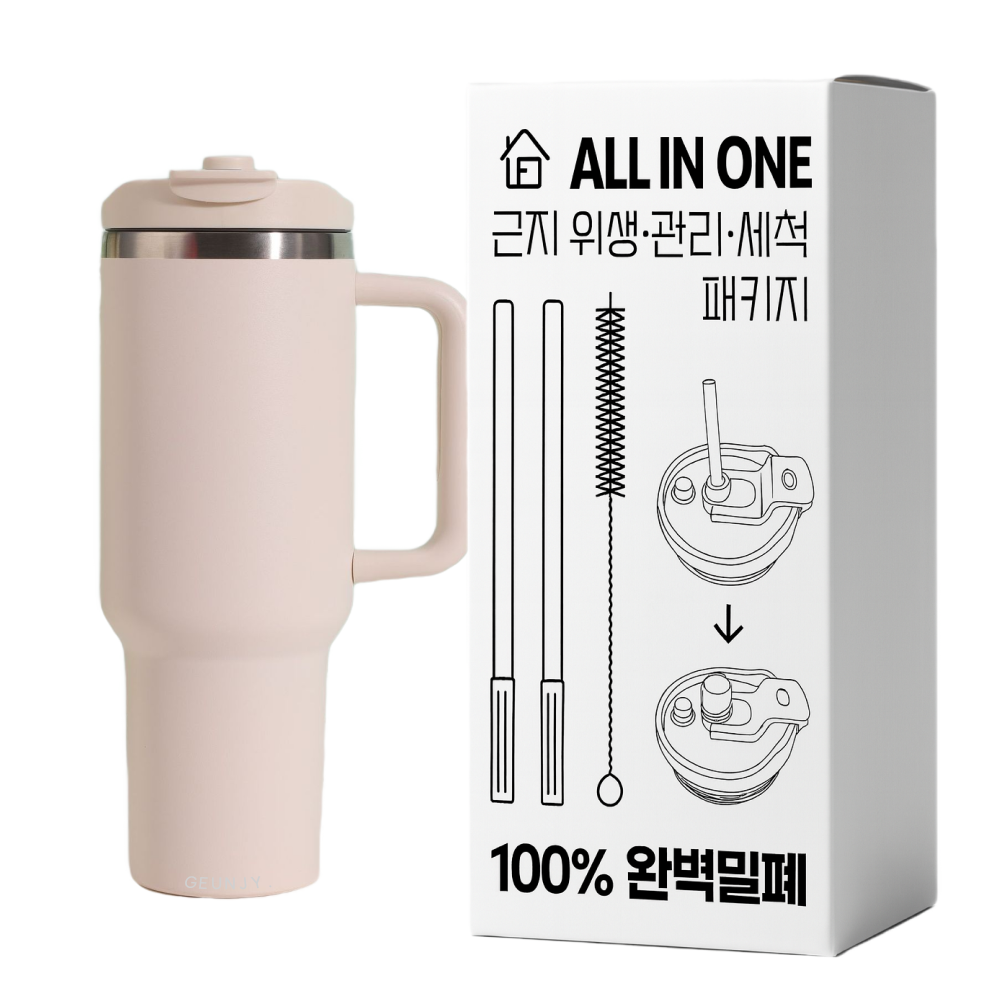 근지 1.2리터 대용량 차량용 캠핑용 텀블러 밀폐 이중 진공 보온보냉, 1개, 1200ml, 화이트 24,900원